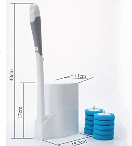 Leying Disposable Toilet Wand Cleaning System with Brush Heads