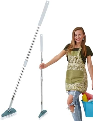 CENRF Tub Scrubber with Long Handle for Bathroom Cleaning