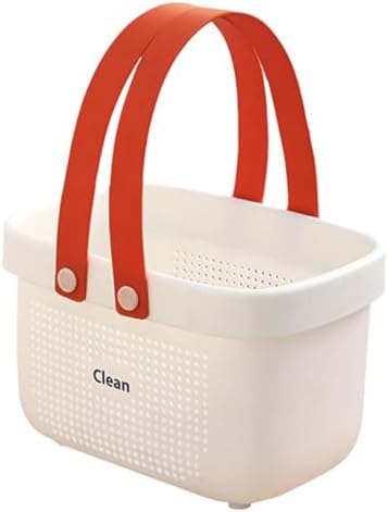 ABOOFAN Portable Shower Towel Basket with Handle 1