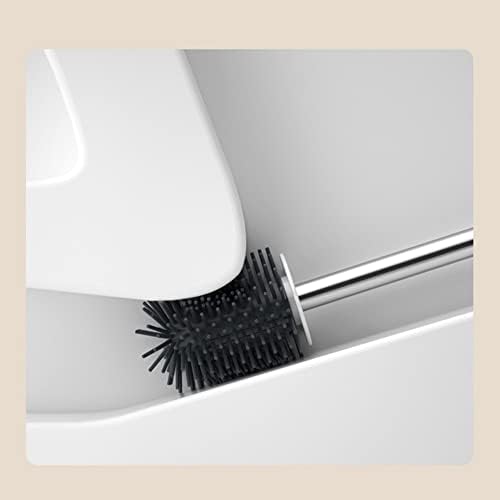 Senmubery Toilet Brush with Holder and Wall Mount 1