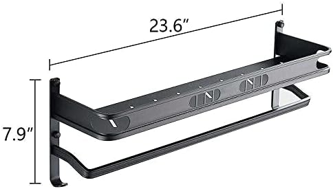 FINANCIALLY LIT Bathroom Wall Shelf Organizer