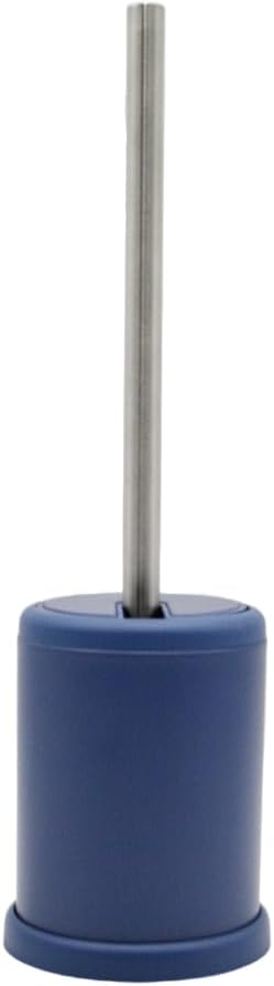 Toilet Bowl Cleaning Brush with Self-Closing Lid and Stainless-Steel Holder