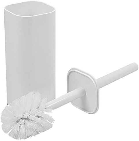 Locco Decor White Acrylic Toilet Brush