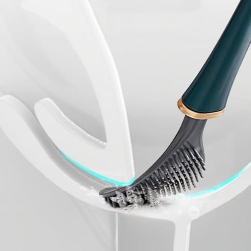 Tadium Modern Flexible Silicone Toilet Brush Set 1