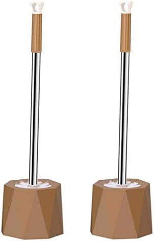 SPOUR Toilet Brush Holder with Long Handle Brush 2 Sets