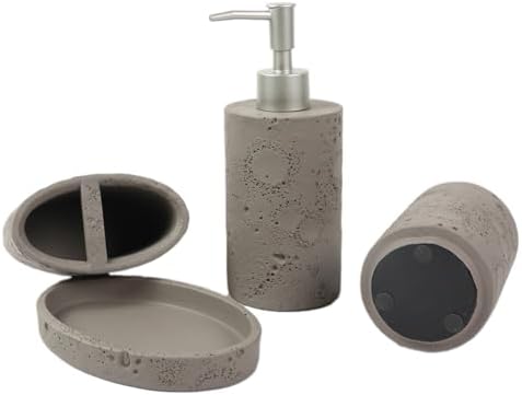 Hymmah Meteorites Bathroom Accessories Set 4 Pcs Resin