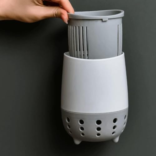 ABS Toilet Brushes with Ventilated Holder Pink 1