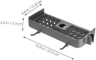 BRIGHTFUFU Shower Bar Basket Organizer for Bathroom Essentials