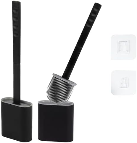 We Art Leaves Silicone Toilet Brush and Holder Set