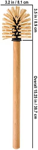 REDECKER Oiled Beechwood Toilet Brush with Replaceable Head