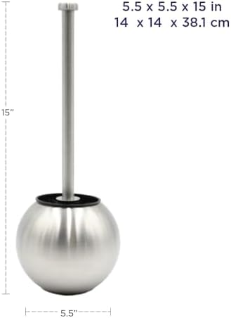 TRIO HOME Toilet Brush and Holder 2 Pack 1