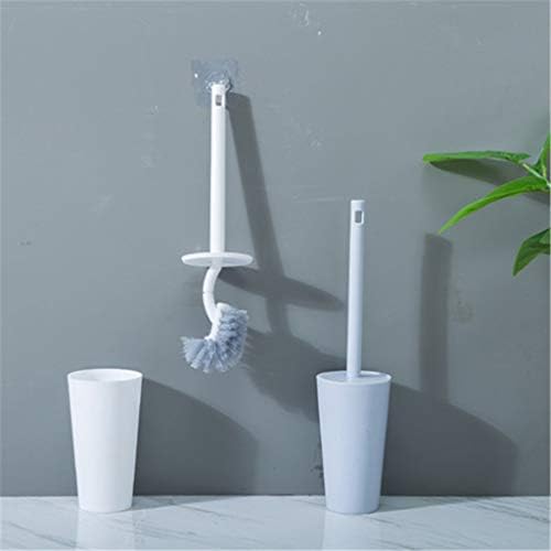Modern Toilet Brush with Durable Bristles and Holder