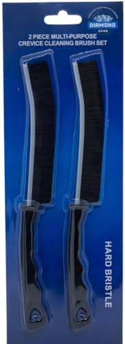 Diamond Shine 2-Pack Hard Bristle Crevice Cleaning Brush
