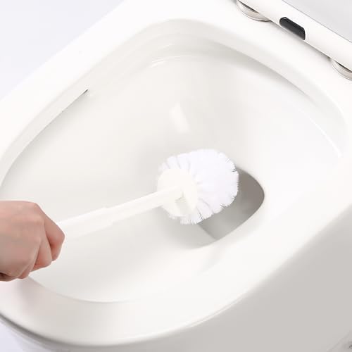 ToiletBuddies Toilet Brush Plunger Set - 2 in 1 Bristle Brush and Holder