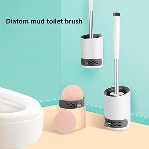 Diatom Mud Toilet Brush with 360 Cleaning