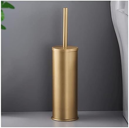 ZTBH Toilet Brush Holder Aluminum Brushed Gold