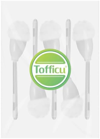 Tofficu 5Pcs Soft Toilet Bowl Brush White Polypropylene