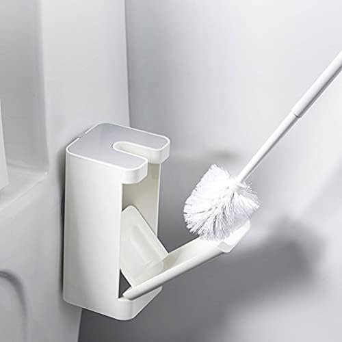 Wall-Mounted Toilet Brush with Holder and Plunger - Simple Design Bathroom Cleaner