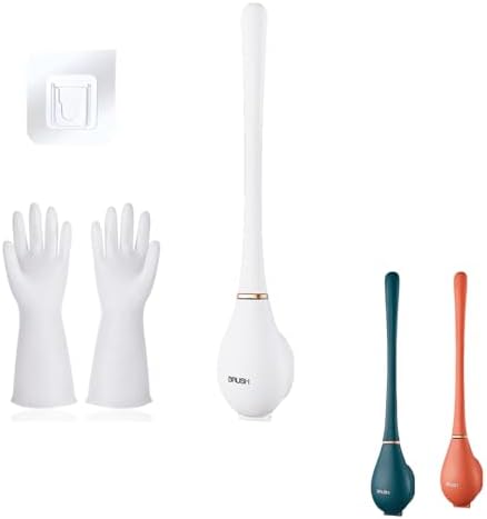 2025 New Upgrade Silicone Toilet Scrubber with Holder