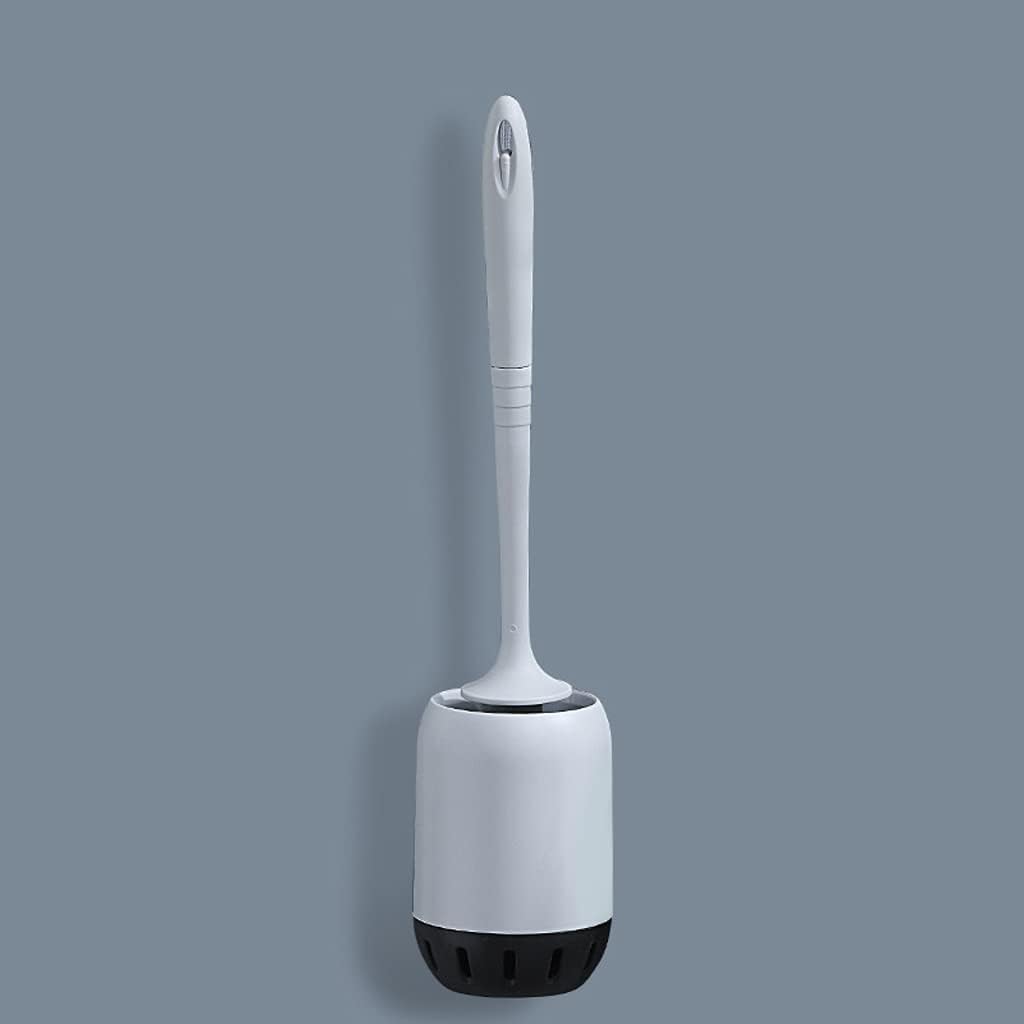 Toilet Brush Set with Soft Hair and Long Handle