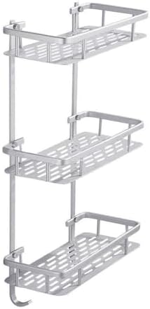 FINANCIALLY LIT LKOP 3 Tier Rectangle Shower Organizer