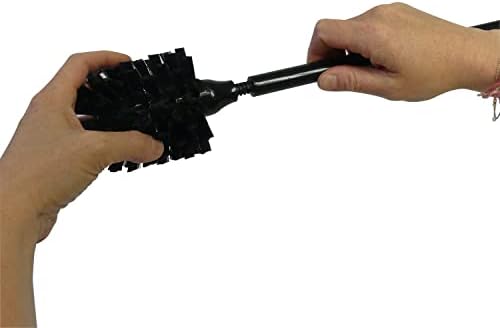 Kela Toilet Brush with Handle Black Cube 23690