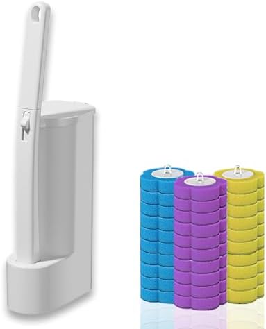 CERECO Toilet Brush with 36 Refill Heads