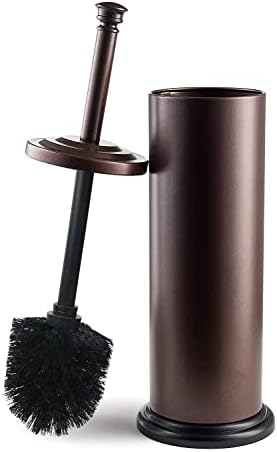 Estilo Stainless Steel Toilet Brush with Holder - Bronze Bathroom Set