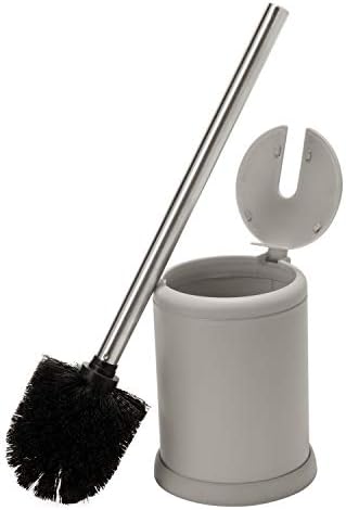 Bath Bliss Toilet Brush with Self Closing Lid and 360 Degree Head