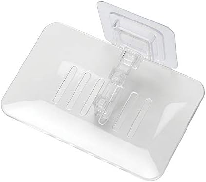 Yu2d Bathroom Soap Holder Storage Tray White