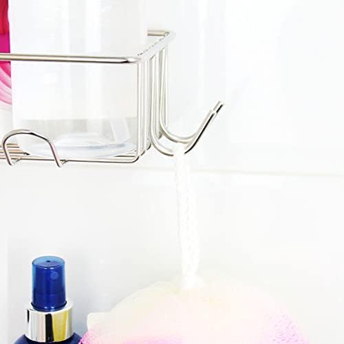 Casaphoria Shower Caddy 2 Pack - Adhesive Hooks Rustproof Stainless Steel