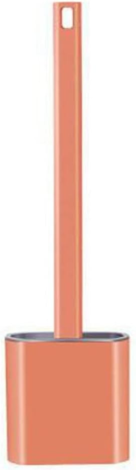 Eco-Friendly Silicone Toilet Brush Set with Wall Hanging