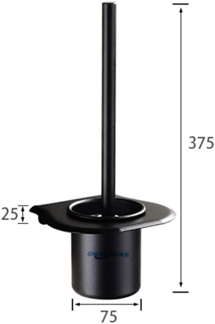 DECHOUS Sturdy Aluminum Toilet Brush Holder
