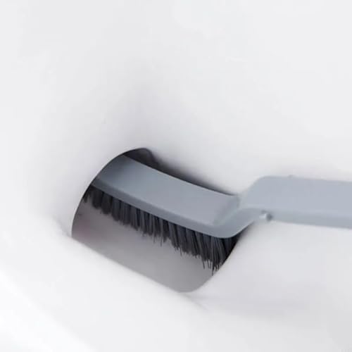 2pcs Toilet Cleaning Brush - Long Handle Curved for Bathroom