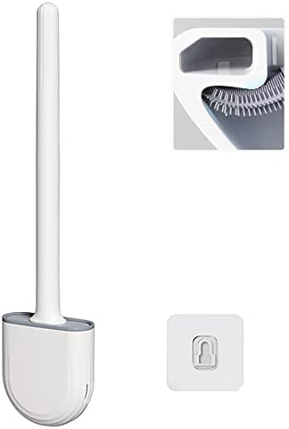 Silicone Toilet Brush with Wall Mounting Holder