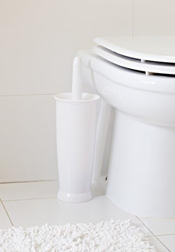 Addis Closed Toilet Brush Set White 1