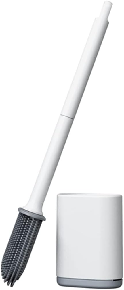 Wudulux Flexible Toilet Brush with Holder Set 1