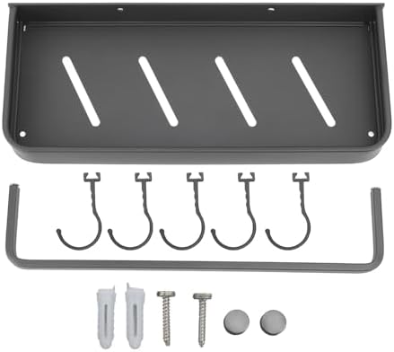 Naroote Shower Shelves with Hook for Home Kitchen
