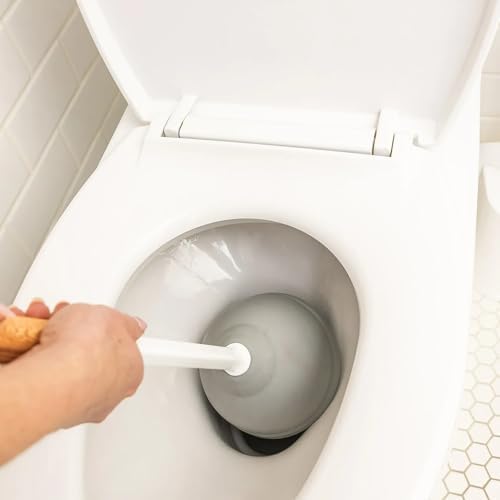 Toilet Brush Plunger Set with Storage Caddy