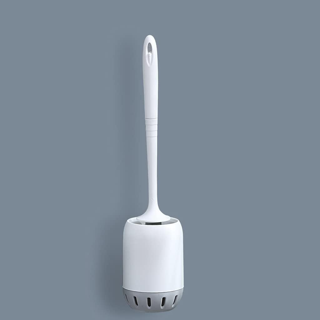 Toilet Brush Set with Soft Hair and Long Handle 1