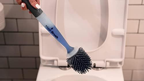 MagicBrush Silicone Toilet Brush with Fillable Handle