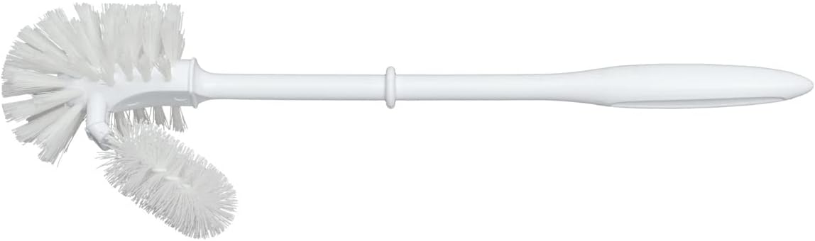 WENKO 19685100 Toilet Brush Spare with Rim Cleaner and Handle