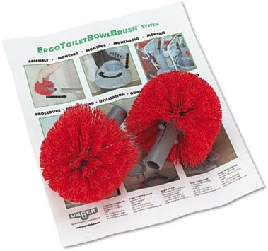 Unger Professional Toilet Brush Head Red 2PK