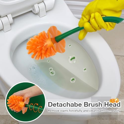 ADNIKIA Bell Pepper Toilet Brush with Holder