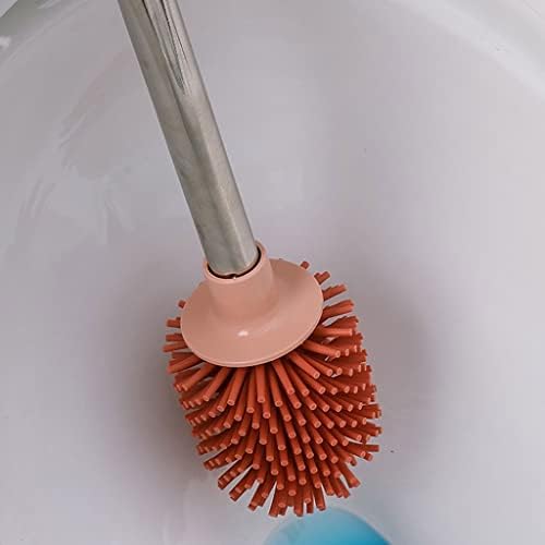 KAAZEE Toilet Brush Holder Set with No-Slip Handle and Flexible Bristles 1