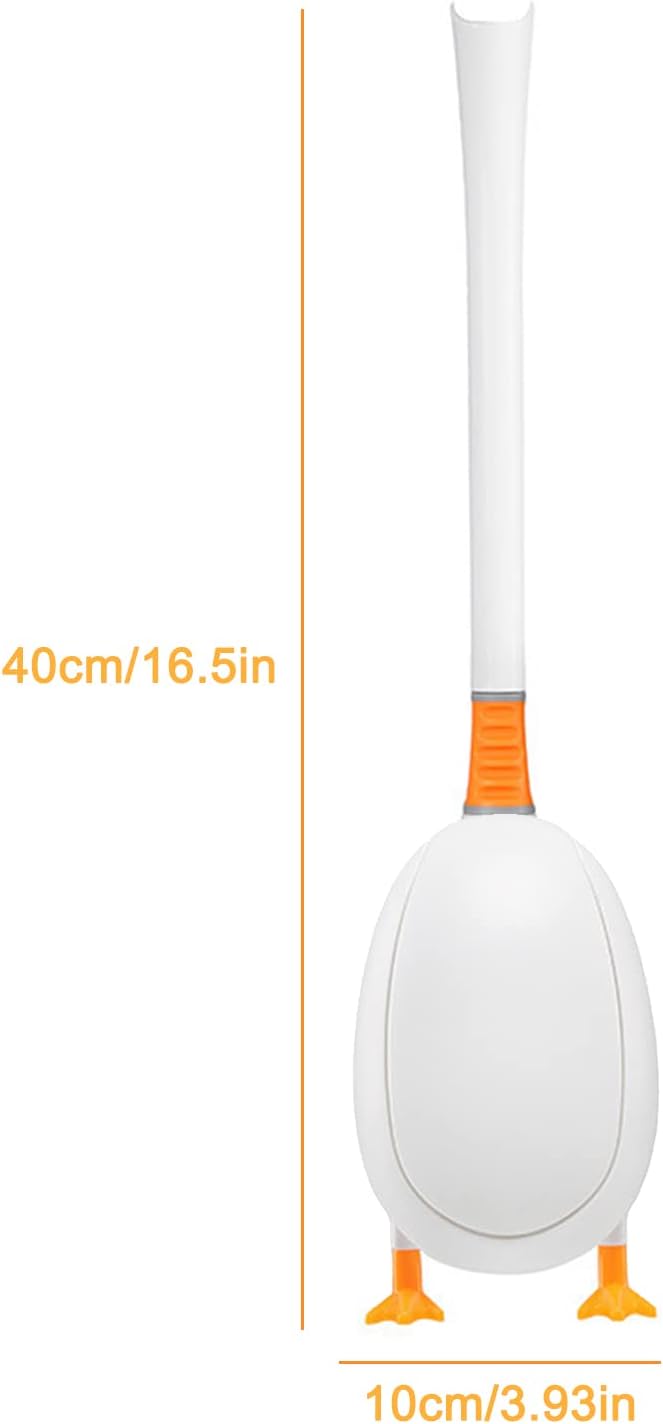 Duck Shape Toilet Brush with Storage Box