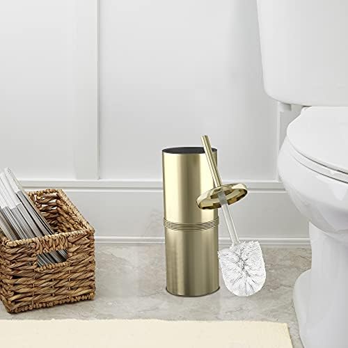 Nu Steel TBH-JW-17 Slim Compact Toilet Brush with Holder