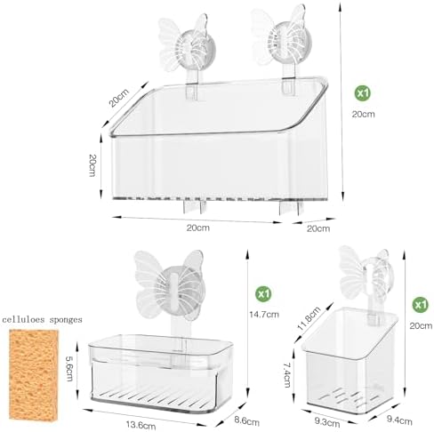 Eirunyx Shower Caddy Suction Cup Set