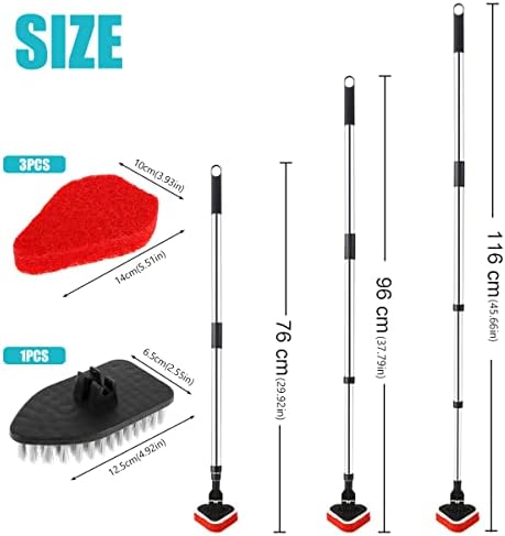 SHASUXTING 2-in-1 Multi-Function Bathroom Brush Set