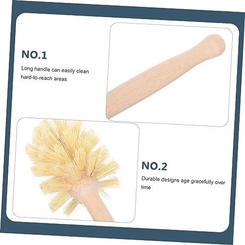KOMBIUDA 360 Deep Cleaning Toilet Brush with Anti-Slip Handle